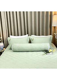Bộ ga giường chần bông KBedding by Everon KMTS 103 Microtencel Xanh ngọc (4 món)