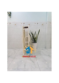 Giường sắt xếp gấp gọn có bánh xe ngang 1m dài 1m9 Đại Thành