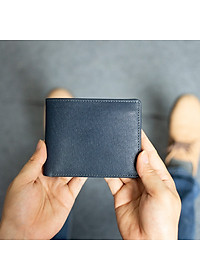 Ví nam, bóp nam da bò Saffiano Bụi Leather V126 - Bảo hành 12 tháng