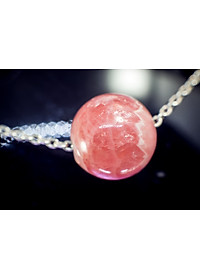 Vòng tay phong thủy Thạch anh dâu tây mix đá Đào hoa cho mạng Hỏa - Thổ, đá thiên nhiên AAAA