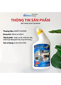 Làm Sạch Dầu Mỡ Lâu Ngày SMART CLEANER - Tẩy Sạch Dầu Mỡ Trong 5 Phút Không Cần Cọ Rửa - MIFAN Phân Phối Chính Hãng