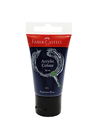 Tuýp màu vẽ acrylic 30ml prussian blue (xanh phổ) Faber 1183051