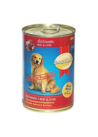6 Lon Pate Cho Chó Smartheart Dạng Lon (400g)