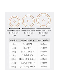 Bộ Tạ Tay (6 in 1) Composite FED Kết hợp tạ đẩy(20 kg)Đa Năng Cao cấp --- hàng chính hãng.