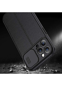 Ốp lưng kéo nắp kiểu mới dành cho iPhone 11 / 12 / 13 / 14 / 11 Pro / 12 Pro / 13 Pro / 14 Pro / 11 Pro Max / 12 Pro Max / 13 Pro Max / 14 Pro Max / 12 Mini / 13 Mini / 14 Plus - Hàng chính hãng