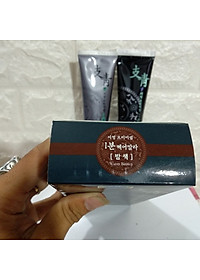 Nhuộm phủ bạc nhanh 1 phút Jichung 1 Minute Hair Color 120g (nâu hạt dẻ) + Móc khóa