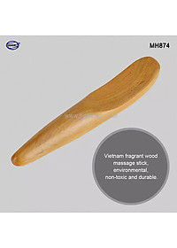 COMBO 2 Cây Cạo Gió (MH874) Day ấn huyệt bằng gỗ thơm - Giúp đả thông kinh mạch và lưu thông khí huyết