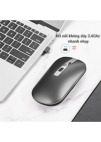 Chuột không dây HXSJ M30 sạc điện wireless 2.4Ghz DPI 1600 - Hàng chính hãng