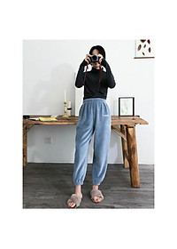 Quần Nỉ Bông Nữ Lông Cừu SIêu Ấm