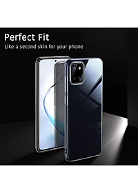Ốp lưng dẻo silicon cho Samsung Galaxy Note 10 Lite hiệu HOTCASE Ultra Thin (siêu mỏng 0.6mm, chống trầy, chống bụi) - Hàng nhập khẩu