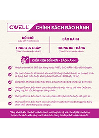 Máy sấy tóc CWELL công suất lớn 1800W-2500W C03HD, 6 chế độ tùy chỉnh nóng/lạnh, thiết kế chuẩn Salon