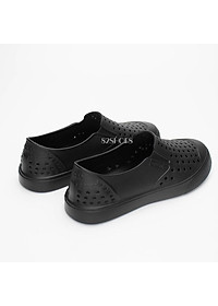 Giày nhựa lỗ nam nữ đi mưa đi biển Urban - Chất liệu Eva siêu nhẹ, chống nước, giá tốt - Đen