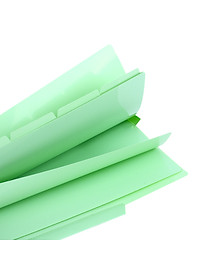 Bìa Mỏng 7 Ngăn Guangbo A 9035 - Xanh Lá