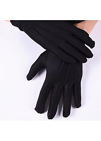 Găng tay nam thu đen gân phụ kiện cưới Giang găng tay nam