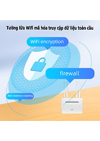 Bộ phát wifi từ sim 4G Pixlink CPE T901 Pro , router wifi 4 râu tốc độ cao  300Mbps, phủ sóng rộng, tích hợp 4 cổng WAN/LAN tiện dụng, phù hợp với tất cả các loại sim ở VN - Hàng Chính Hãng / Hàng Nhập Khẩu