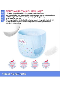 Tã quần Amico nội địa Nhật size XL38+6