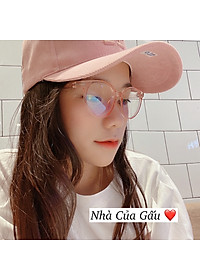 Mắt kính nữ thời trang gọng tròn giả cận 3 màu dễ thương NCG11