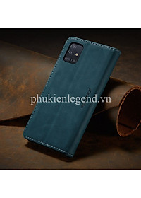 Bao da dạng ví dành cho Samsung Galaxy A51 hiệu caseme chống sốc chống va đập bụi bẩn, có ngăn đựng tiền, đựng thẻ tiện dụng - Hàng chính hãng