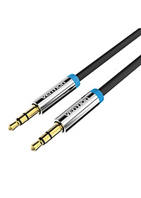 Cáp audio AUX  3.5mm bọc dù chống rối, chống gãy hàng chính hãng Vention P350AC (2m-5m)