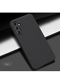Ốp Lưng Sần chống sốc cho Samsung Galaxy A24 hiệu Nillkin Super Frosted Shield (Đính kèm giá đỡ hoặc miếng dán từ tính) - Hàng Chính Hãng
