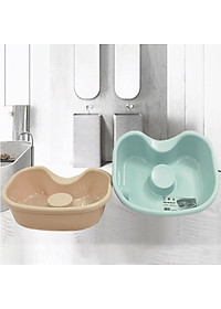 Chậu Gội Đầu Tại Gường Cho Người Già , Bà Bầu , Trẻ Nhỏ Nhựa Việt Nhật , Chậu Gội Đầu Nhựa Nguyên Sinh Đảm Bảo An Toàn Cho Bà Bầu Và Trẻ Em - Hàng Việt Nam ( Tặng kèm 5 khăn lau pakasa)