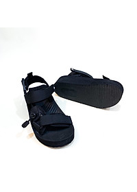 Giày Sandal Nữ The Bily 01W Quai Chéo Dây Rút - Màu Đen BL01WD