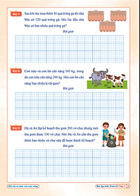 Sách Combo Bài Tập Tuần Toán Lớp 3 - Kết Nối Tri Thức Với Cuộc Sống - BẢN QUYỀN