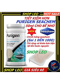Vật liệu lọc Purigen seachem (túi 50ml)-làm trong nước- Seachem Purgien giúp khử mùi hôi tanh-phụ kiện thủy sinh-shopleo