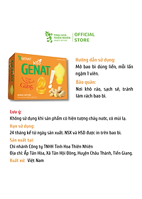 Kẹo Genat Gừng (Hộp 100 viên) - Tinh Hoa Thiên Nhiên