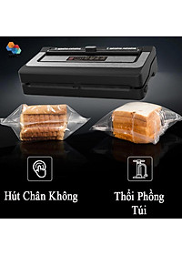 Máy hút chân không VS-86 hút mọi loại túi, tích hợp hàn thông minh, hút khô và hút ướt dễ dàng với 2 bình nước thải, sử dụng 2 motor hút mạnh mẽ, hút và thổi phồng tiện lợi, hàng chính hãng