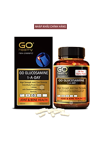 Bộ sản phẩm nhập khẩu chính hãng giúp bổ tim, giảm lão hóa tim mạch, bổ xương khớp, giảm đau nhức xương khớp gồm: Viên uống bổ xương khớp GO Glucosamine 1-A-Day 1500mg (30 viên) và viên uống tim GO CO Q10 160mg ( 30 viên)