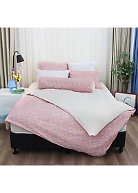 Bộ ga giường K-Bedding KMTP303 chất liệu Microtencel mềm mại, thoáng mát (KHÔNG BAO GỒM CHĂN)