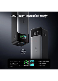 Sạc dự phòng Anker 737 PowerCore 1USB 2Type-C 140W PD3.1 24000mAh A1289 - Hàng chính hãng