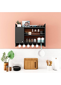 Kệ gỗ đựng gia vị nhà bếp hiện đại SMLIFE Knerr
