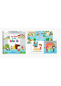 Bộ sách Cẩm nang an toàn cho bé 3 - 16 tuổi - Gồm 6 cuốn (an toàn khi Lạc đường, Động đất, Lũ lụt, Hỏa hoạn, Dịch bệnh, Tham gia giao thông) - Có file nghe