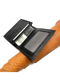 Bóp Đựng Thẻ ATM Nhỏ Gọn SUPPLE, Da Bò SMALL PEBBLE Mềm Mại - Bền Bỉ, Chống Xước - Chống Nhăn Tốt, Thiết Kế Hiện Đại, Ngăn Súp Lê Rộng, Đựng Được Nhiều Thẻ Ngân Hàng, Card Danh Thiếp, Căn Cước Công Dân, Dáng Đứng - Gập 2 – Hàng Chính Hãng SAIGIO