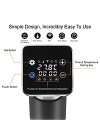 Máy nấu chậm Sous Vide BioloMix SV-9008 kết nối Wifi, công suất 1300W-Hàng chính hãng