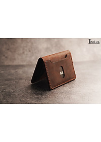 Ví Da Nam Nữ Đựng Thẻ LEALUX Mini Handmade 1