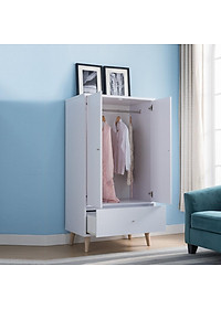 Tủ áo gia đình thiết kế hiện đại SMLIFE Charlie