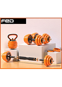 Bộ Tạ Tay Điều Chỉnh Đa Năng 4 IN 1 FED Tạ Gang Mã Niken loại 30kg --- Hàng Chính Hãng