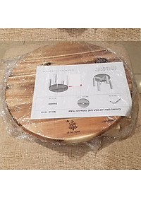 Ghế đẩu tròn gỗ tràm - Ghế lắp ráp 29 x 29 x 24.5 - Gỗ Đức Thành - 13151