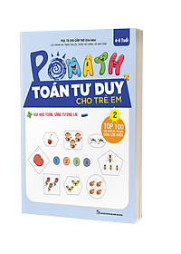  Combo Trọn Bộ Sách PoMath - Toán Tư Duy Cho Trẻ Em 4-6 Tuổi (6 cuốn) 