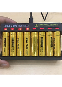 Pin sạc AA/AAA Beston chính hãng 1.5V kèm bộ sạc nhanh tự ngắt hàng cao cấp