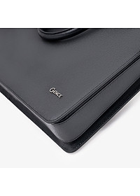 Túi Xách Cặp Da Nam Công Sở GENCE CGL08 Chất Liệu Da Bò Khóa Số Cao Cấp Màu Đen
