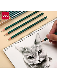  Bút chì lục giác Deli - loại 2B/HB - 10 chiếc/hộp - 33311 / 33312