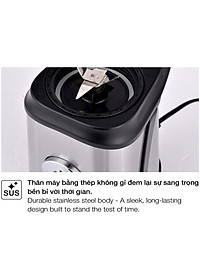  Máy xay sinh tố mini 2 bình Häfele HS-B061MX 535.43.293 - Hàng chính hãng