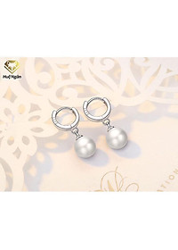 Bông tai bạc Ý 925 Huệ Ngân - Bông tròn RYE140951