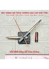 Máy Đồng Hồ Eastar Kim Trôi Độ Chính Xác Cao – Bộ Kim Đao thân Kim màu Đen có Dạ Quang màu Cam – Kèm theo Pin Maxell.