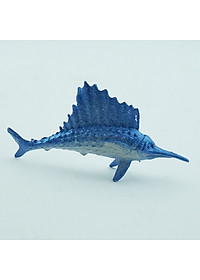 Bộ Mô Hình Nhựa Đồ Chơi 8 con Cá Ngựa Cá Kiếm Cá Mập Rùa Ốc Mực Sao Biển PB15