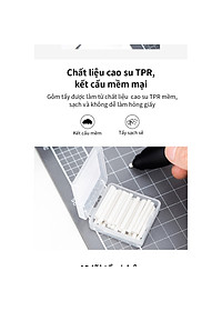 Lõi Ruột Tẩy Điện Deli – Hộp 40 Lõi - 71112